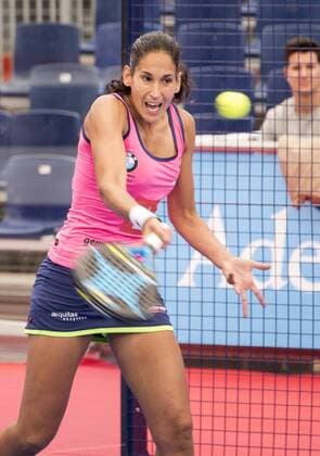 María Pilar Sanchez Alayeto during the women s semifinal game against Gemma Triay and Lucia Sanz in the World Padel Tour Madrid Open in Las Rozas, close to Madrid, 28 May 2016. WOMEN SEMFINAL !ACHTUNG: NUR REDAKTIONELLE NUTZUNG!  GRA073 20160528-636000560479672900