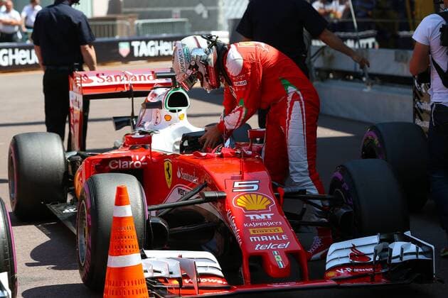 Sebastian Vettel, Scuderia Ferrari, formula 1 GP, Monaco 28.05.2016 Photo:mspb Jerry Andre Sebastian Vettel, formula 1 GP, Monaco