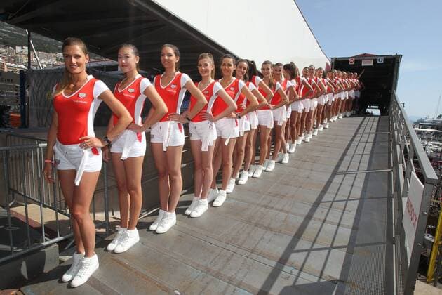 Gridgirls, formula 1 GP, Monaco 28.05.2016 Photo:mspb Lukas Gorys Gridgirls; formula 1 GP, Monaco