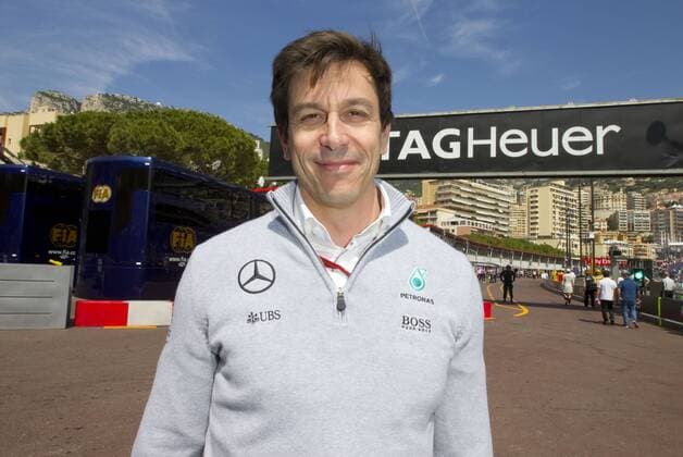 Monaco, Monte Carlo - May 28, 2016: FIA Formula One World Championship WM Weltmeisterschaft with Toto Wolff, Mercedes AMG Petronas Monaco F1 Grand Prix