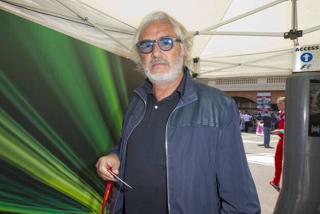 Monaco, Monte Carlo - May 28, 2016: FIA Formula One World Championship WM Weltmeisterschaft with Flavio Briatore Monaco F1 Grand Prix