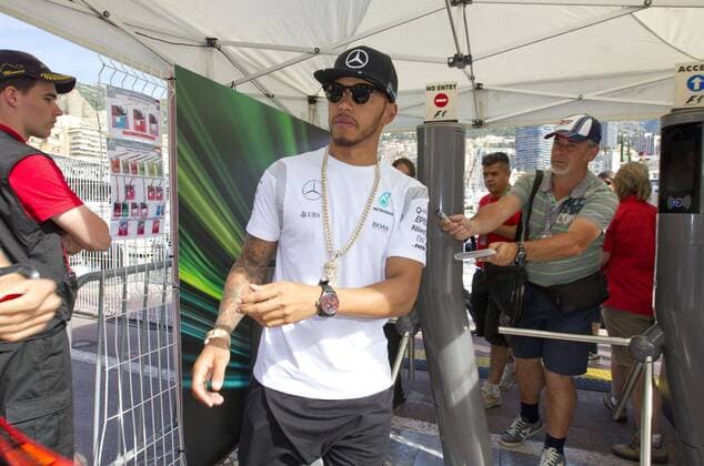 Monaco, Monte Carlo - May 28, 2016: FIA Formula One World Championship WM Weltmeisterschaft with Lewis Hamilton (Mercedes AMG Petronas) Monaco F1 Grand Prix