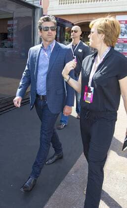 Monaco, Monte Carlo - May 28, 2016: FIA Formula One World Championship WM Weltmeisterschaft with Actor Patrick Dempsey Monaco F1 Grand Prix
