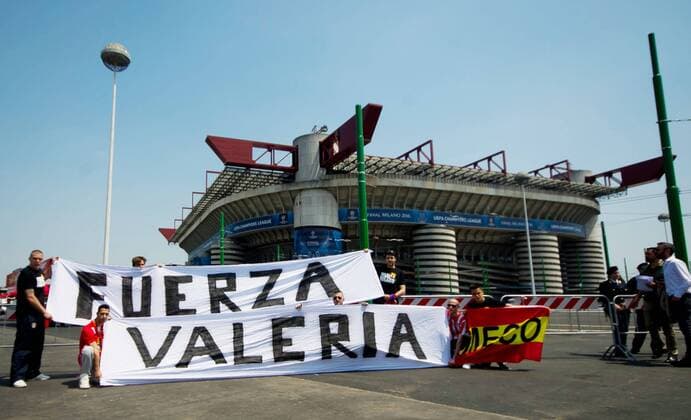 28.05.2016, Stadio Giuseppe Meazza, Mailand, ITA, UEFA CL, Real Madrid vs Atletico Madrid, Finale, Vorbericht, im Bild Atmosphere Atmosphere during preperation for the Final Match of the UEFA Championsleague between Real Madrid and Atletico Madrid at the Stadio Giuseppe Meazza in Mailand, Italy on 2016 05 28. Mailand  EP_fil  