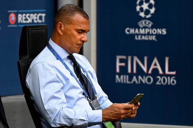 28.05.2016, Stadio Giuseppe Meazza, Mailand, ITA, UEFA CL, Real Madrid vs Atletico Madrid, Finale, Vorbericht, im Bild General view of the stadium showing former AC Milan Champions League winning player Ruud Gullit General view of the stadium showing former AC Milan Champions League winning player Ruud Gullit during preperation for the Final Match of the UEFA Championsleague between Real Madrid and Atletico Madrid at the Stadio Giuseppe Meazza in Mailand, Italy on 2016 05 28. Mailand  EP_fil  