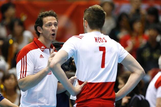 Stephane Antiga (POL), MAY 28, 2016 - Volleyball : Men s Volleyball World Final Qualification for the Rio de Janeiro Olympics 2016 match between Poland 3-2 Canada at Tokyo Metropolitan Gymnasium, Tokyo, Japan. NOxTHIRDxPARTYxSALES.  (ipha023497)
