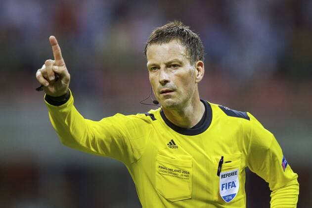 referee Mark Clattenburg during the UEFA Champions League final match between Real Madrid and Atletico Madrid on May 28, 2016 at the Giuseppe Meazza San Siro stadium in Milan, Italy. Real Madrid v Atletico Madrid UEFA Champions League final 2015 2016 xVIxxIVx 5570914