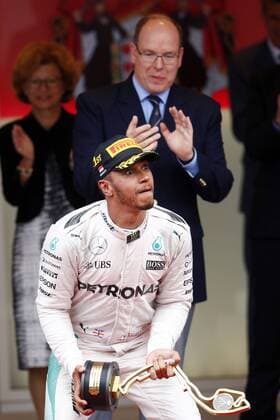 Motorsports: FIA Formula One World Championship WM Weltmeisterschaft 2016, Grand Prix of Monaco, 44 Lewis Hamilton (GBR, Mercedes AMG Petronas Formula One Team), xHOCHxZWEIx