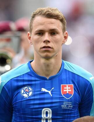 FUSSBALL INTERNATIONALES TESTSPIEL IN AUGSBURG Deutschland - Slowakei 29.05.2016 Ondrej Duda (Slowakei) 