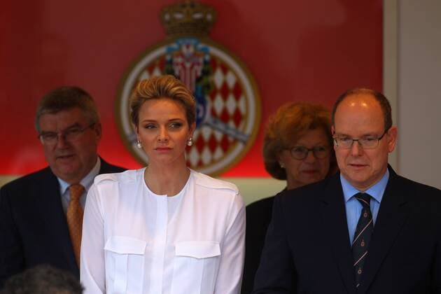 Monaco Grand Prix, Monte Carlo 25 - 29 May 2016 29.05.2016 - Race, CharlÃ¨ne Wittstock and S.A.S. Prince Albert II 
