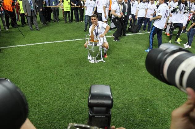 CRISTIANO RONALDO CHAMPIONS LEAGUE 2016 FINALE REAL MADRID-ATLETICO MADRID 5-3 DC