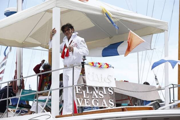 Formel 1, GP von Monaco, Impressionen Motorsports: FIA Formula One World Championship WM Weltmeisterschaft 2016, Grand Prix of Monaco, Elvis Presley Fan xHOCHxZWEIx