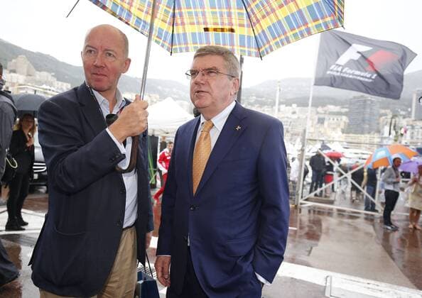 Motorsports: FIA Formula One World Championship WM Weltmeisterschaft 2016, Grand Prix of Monaco, Thomas Bach (GER, IOC President) xHOCHxZWEIx