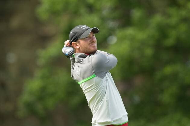 Chris Wood (ENG) 8th tee BMW PGA Golf Herren Championships Wentworth 29th May 2016. 29 05 2016. London, United Kingdom. BMW PGA Championships-Wentworth. The BMW PGA Championships at Wentworth.  xRichardxWashbrookex xixImagesx IIM-12759-0002