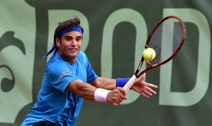 31.05.2016 - Tennis - ATP Tennis Herren Challenger Tour - Franken Challenge - Tournament Turnier - Männer Herren - - Malek Jaziri (Tunesien)