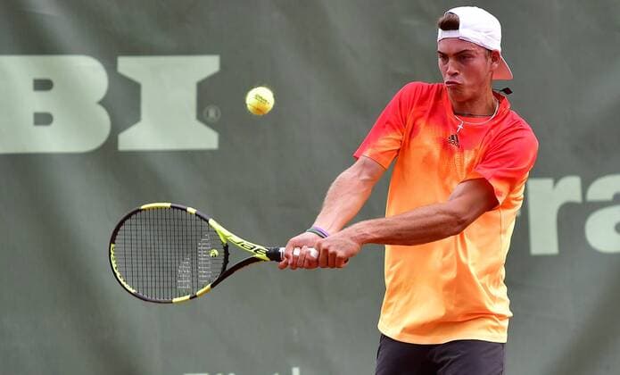 31.05.2016 - Tennis - ATP Tennis Herren Challenger Tour - Franken Challenge - Tournament Turnier - Männer Herren - - Maximilian Marterer (Deutschland)