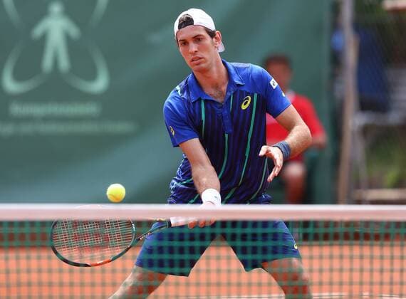 31.05.2016 - Tennis - ATP Tennis Herren Challenger Tour - Franken Challenge - Tournament Turnier - Männer Herren - JüRa - Guilherme Clezar (BRA)