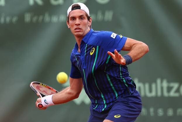 31.05.2016 - Tennis - ATP Tennis Herren Challenger Tour - Franken Challenge - Tournament Turnier - Männer Herren - JüRa - Guilherme Clezar (BRA)