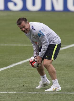 May 31, 2016 - Carson, California, U.S - Manager of the national team Nationalteam of Brazil, Carlos Dunga, with the ball during their practice at the StubHub Center in Carson California on Tuesday May 31, 2016. The team is preparing for the Copa America Centenario 2016 on Saturday at the Rose Bowl stadium in Pasadena California. Brazil practice at StubHub Center - ZUMAp124