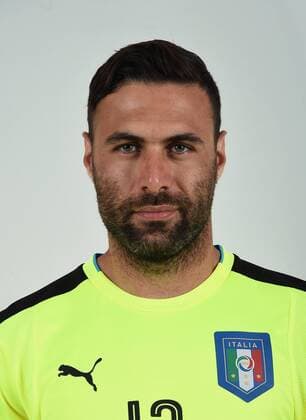 FLORENCE, ITALY - JUNE 01: Salvatore Sirigu of Italy poses for a photo ahead of the UEFA EURO EM Europameisterschaft Fussball 2016 at Coverciano on June 1, 2016 in Florence, Italy. 643763793