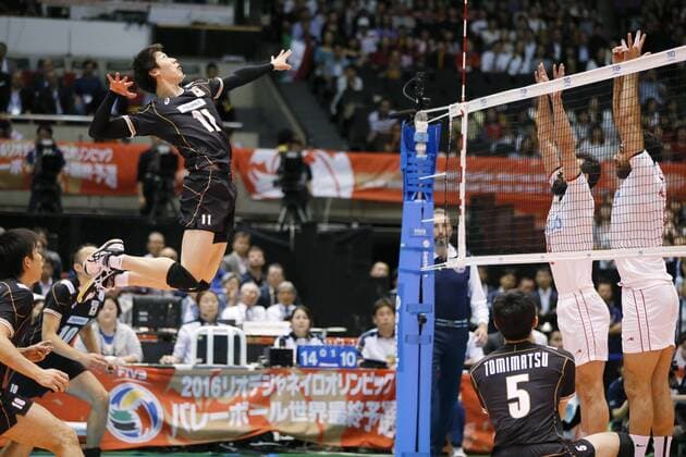 Yuki Ishikawa (JPN), JUNE 1, 2016 - Volleyball : Men s Volleyball World Final Qualification for the Rio de Janeiro Olympics 2016 match between Japan 1-3 Iran at Tokyo Metropolitan Gymnasium, Tokyo, Japan. Noxthirdxpartyxsales  (qdwa047940)
