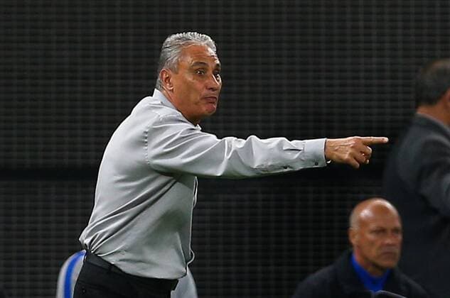 Corinthians x Santos SAO PAULO, Brazil - 06 01 2016: CORINTHIANS X SANTOS - Tite during the match between Corinthians x Santos, valid for the fifth round of the Championship 2016, held at the Arena Corinthians late on Wednesday (01). (Photo: Marcelo Machado de Melo FotoArena)  MarceloxMachadoxdexMelo