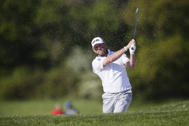 Golf, Nordea Masters, Tag 1 160602 Lee Westwood, England, under dag ett av golftävlingen Nordea Masters den 2 juni 2016 i Stockholm.  Copyright: ANDREASxLxERIKSSON BB160602AE006