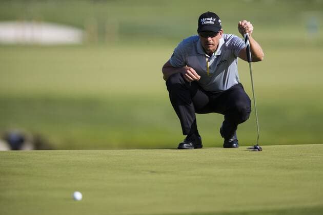Golf, Nordea Masters, Tag 1 160602 Henrik Stenson, Sverige, under dag ett av golftävlingen Nordea Masters den 2 juni 2016 i Stockholm.  Copyright: ANDREASxLxERIKSSON BB160602AE011