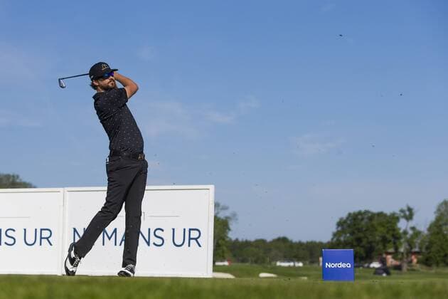 Golf, Nordea Masters, Tag 1 160602 Rikard Karlberg, Sverige, under dag ett av golftävlingen Nordea Masters den 2 juni 2016 i Stockholm.  Copyright: ANDREASxLxERIKSSON BB160602AE014