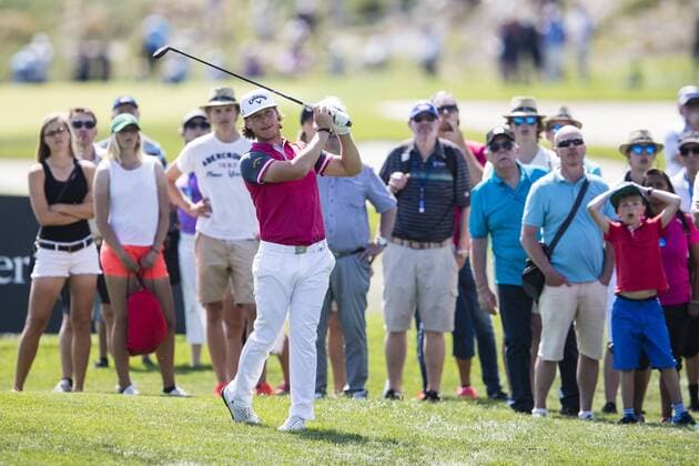 Golf, Nordea Masters, Tag 1 160602 Kristoffer Broberg, Sverige, under dag ett av golftävlingen Nordea Masters den 2 juni 2016 i Stockholm.  Copyright: ANDREASxLxERIKSSON BB160602AE043