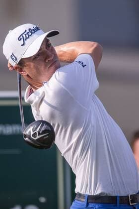 Golf, The Memorial Tournament in Dublin, Ohio June 2, 2016 - Dublin, Ohio, U.S - Justin Thomas hits from the 10th tee during the first round of The Memorial Tournament at Muirfield Village Golf Club, Dublin, Ohio. PGA Golf Herren 2016 - The Memorial Tournament - First Round - ZUMAs304