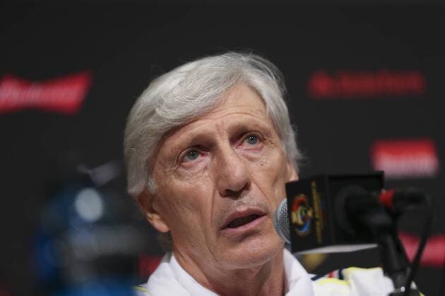Colombian soccer national team Nationalteam Coach, Jose Nestor Pekerman, participates in a press conference PK Pressekonferenz at Levi s stadium in Santa Clara, CA., USA. on 02 June 2016. Colombia will face USA s team at the Copa America Centenario 2016 inauguration match on 03 June 2016. EFE David Fernandez COLOMBIAN SOCCER NATIONAL TEAM TRAINING SESSION IN SANTA CLARA !ACHTUNG: NUR REDAKTIONELLE NUTZUNG!  SCL26 20160603-636005240816050137