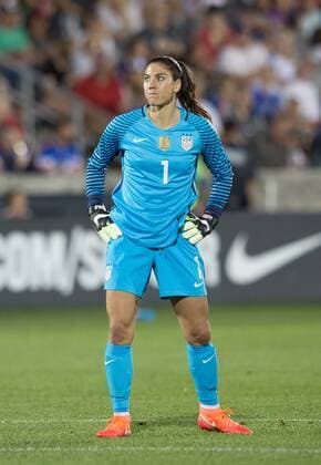 June 2, 2016 - Commerce City, Colorado, U.S - USA Womens G HOPE SOLO watches the big screen in disgust after Japan scored their 3rd. goal in the waning moments to tie the game 3-3 during a friendly match against Japan before the Olympics at Dicks Sporting Goods Park Thursday Evening. USA Women tie Japan 3-3. USA Soccer 2016 - USA Womens national team Nationalteam tie Japan 3-3. - ZUMAav4_