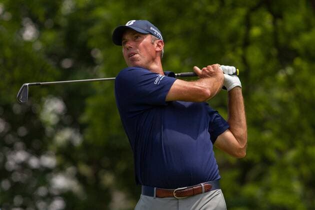 June 02, 2016: Matt Kuchar tees off during the First Round of the Memorial Tournament presented by Nationwide at Muirfield Village Golf Club in Dublin, OH. (Photo by Michael Griggs Icon Sportswire) GOLF: JUN 02 PGA Golf Herren - the Memorial Tournament presented by Nationwide - First Round Icon160602021 EDITORIAL USE ONLY