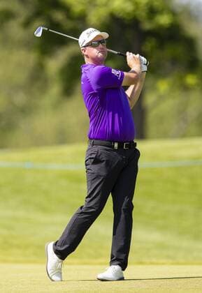 Golf, Nordea Masters, Tag 2 160603 Peter Hansson, Sverige under dag tva av golftävlingen Nordea Masters den 3 Juni 2016 i Stockholm.  Copyright: ANDREASxSANDSTRÖM BB160603BB005