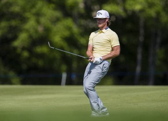 Golf, Nordea Masters, Tag 2 160603 Kristoffer Broberg, Sverige under dag tva av golftävlingen Nordea Masters den 3 Juni 2016 i Stockholm.  Copyright: ANDREASxSANDSTRÖM BB160603BB008