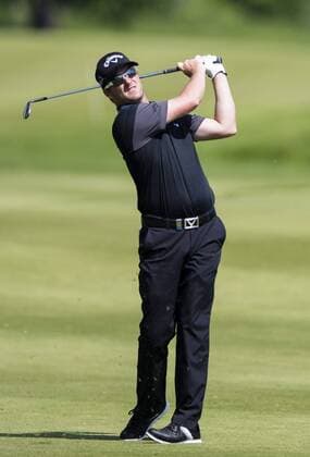 160603 Marc Warren, Skottland under dag tva av golftävlingen Nordea Masters den 3 Juni 2016 i Stockholm.  Copyright: ANDREASxSANDSTRÖM BB160603BB094