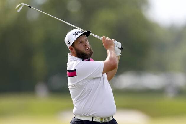 160603 Andrew Johnston, England pa tionde halet under dag tva av golftävlingen Nordea Masters den 3 Juni 2016 i Stockholm.  Copyright: ANDREASxSANDSTRÖM BB160603BB138