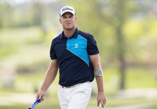 160603 Robert Karlsson, Sverige under dag tva av golftävlingen Nordea Masters den 3 Juni 2016 i Stockholm.  Copyright: ANDREASxSANDSTRÖM BB160603BB271