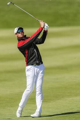 160604 Alexander Björk, Sverige pa attonde halet under dag tre av golftävlingen Nordea Masters den 4 Juni 2016 i Stockholm.  Copyright: ANDREASxSANDSTRÖM BB160604BB028