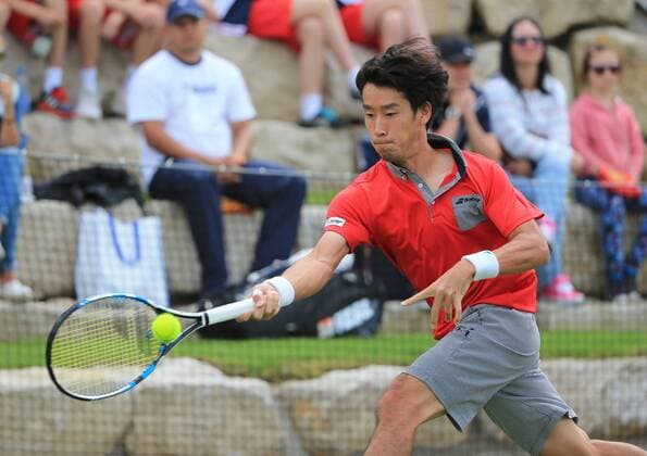 04.06.2016, Mercedes Cup Stuttgart, ATP Tennis Herren Tour, Tennis im Bild: Yuichi Sugita ( JPN )
