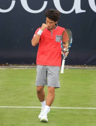 04.06.2016, Mercedes Cup Stuttgart, ATP Tennis Herren Tour, Tennis im Bild: Yuichi Sugita ( JPN ) Sieger