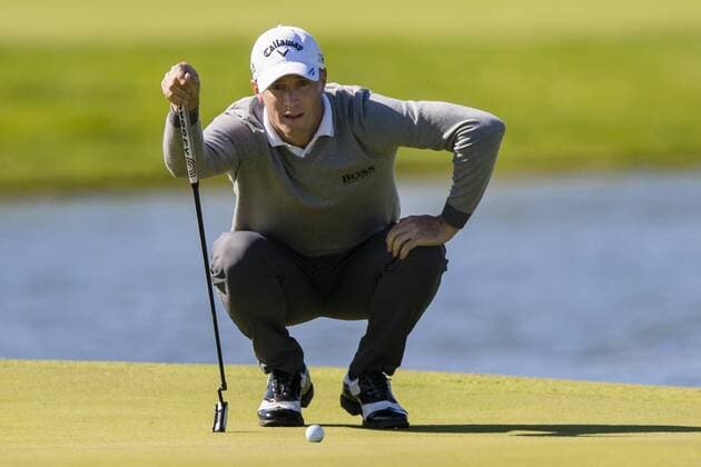 160604 Alex Noren, Sverige pa 17:e halet under dag tre av golftävlingen Nordea Masters den 4 Juni 2016 i Stockholm.  Copyright: ANDREASxSANDSTRÖM BB160604BB132