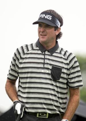 June 04 2016: Dublin, OH, USA: Bubba Watson reacts to his drive during the Third Round of the Memorial Tournament presented by Nationwide at the Muirfield Village Golf Club. (Photo by Jason Mowry Icon Sportwire) GOLF: JUN 04 PGA Golf Herren - the Memorial Tournament presented by Nationwide - Third Round Icon160604004 EDITORIAL USE ONLY