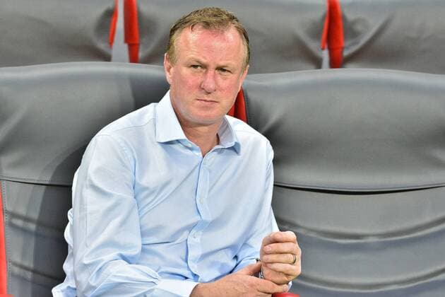 Trnava, City Arena 04.06.2016 FOOTBALL International Friendly (Länderspiel, Nationalteam) MATCH Slovakia - Northern Ireland (Nordirland): MICHAEL ONEILL HEAD COACH  20160604_097_PIA