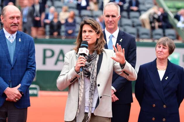 Tennis, Amelie Mauresmo wird in die Hall of Fame aufgenommen Amelie Mauresmo (FRA) TENNIS : Roland Garros 2016 - French Open - 04 06 2016 TennisMagazine 