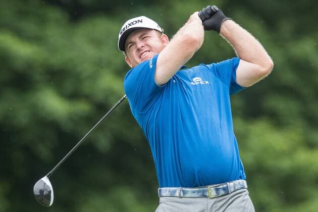 June 4, 2016 - Dublin, Ohio, U.S - J.B. Holmes hits from the 18th tee during the third round of The Memorial Tournament at Muirfield Village Golf Club, Dublin, Ohio. Golf 2016 - The Memorial Tournament - Third Round - ZUMAs304