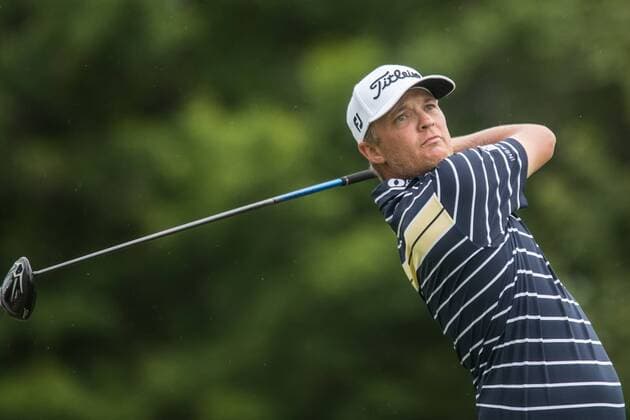 June 4, 2016 - Dublin, Ohio, U.S - Matt Jones tees off on the 18th hole during the third round of The Memorial Tournament at Muirfield Village Golf Club, Dublin, Ohio. Golf 2016 - The Memorial Tournament - Third Round - ZUMAs304