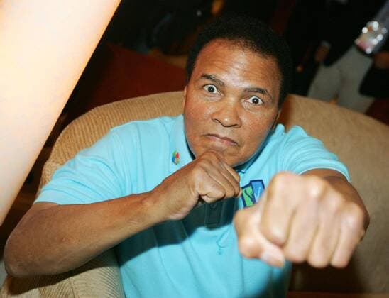 Fomer North American boxer Muhammad Ali. xJOSExA.xGARCÍAx 