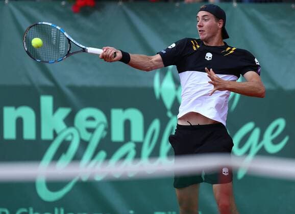 Tennis, Franken Challenge in Fürth 05.06.2016 - Tennis - ATP Tennis Herren Challenger Tour - Franken Challenge - Tournament Turnier - Männer Herren Finale - JüRa - Jan-Lennard Struff (Deutschland)